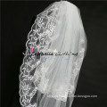 Venda al por mayor el cordón elegante del velo de la boda con el peine 2 capas velo de la boda